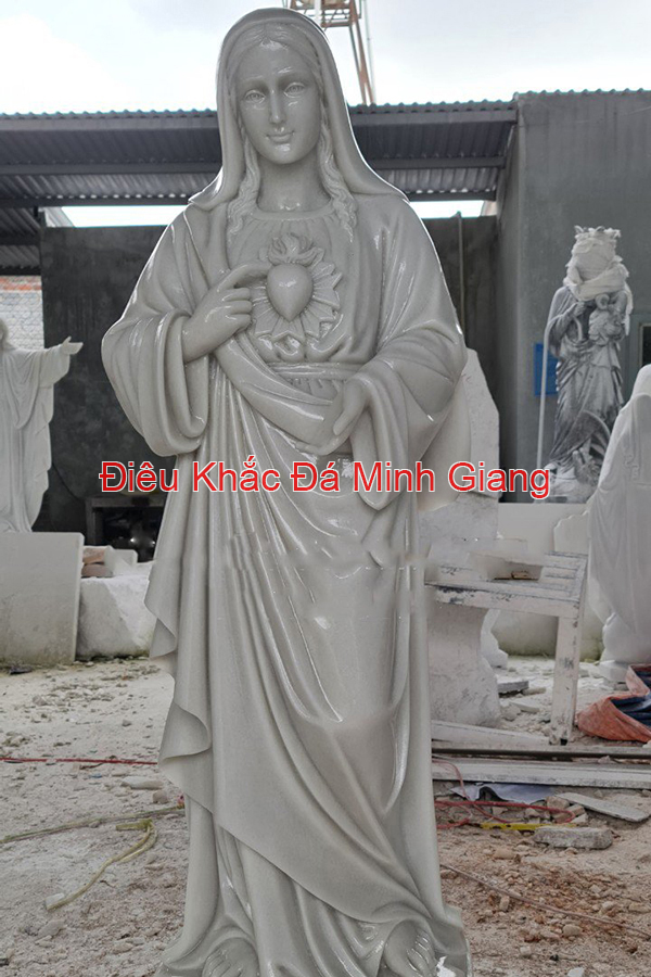 Mẫu tượng Đức Mẹ Fatima bằng đá
